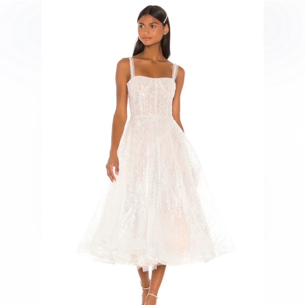 bronx and banco mademoiselle midi dress